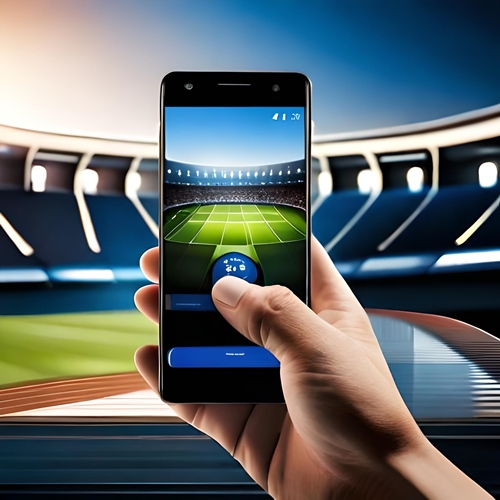 Apuestas deportivas en un estadio asiático