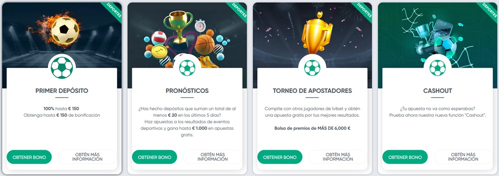 Las 4 bonificaciones ofrecidas