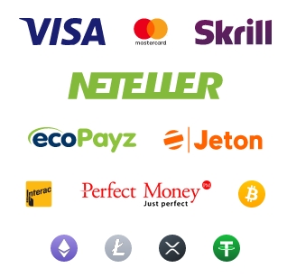 Múltiples pagos disponibles en 20bet